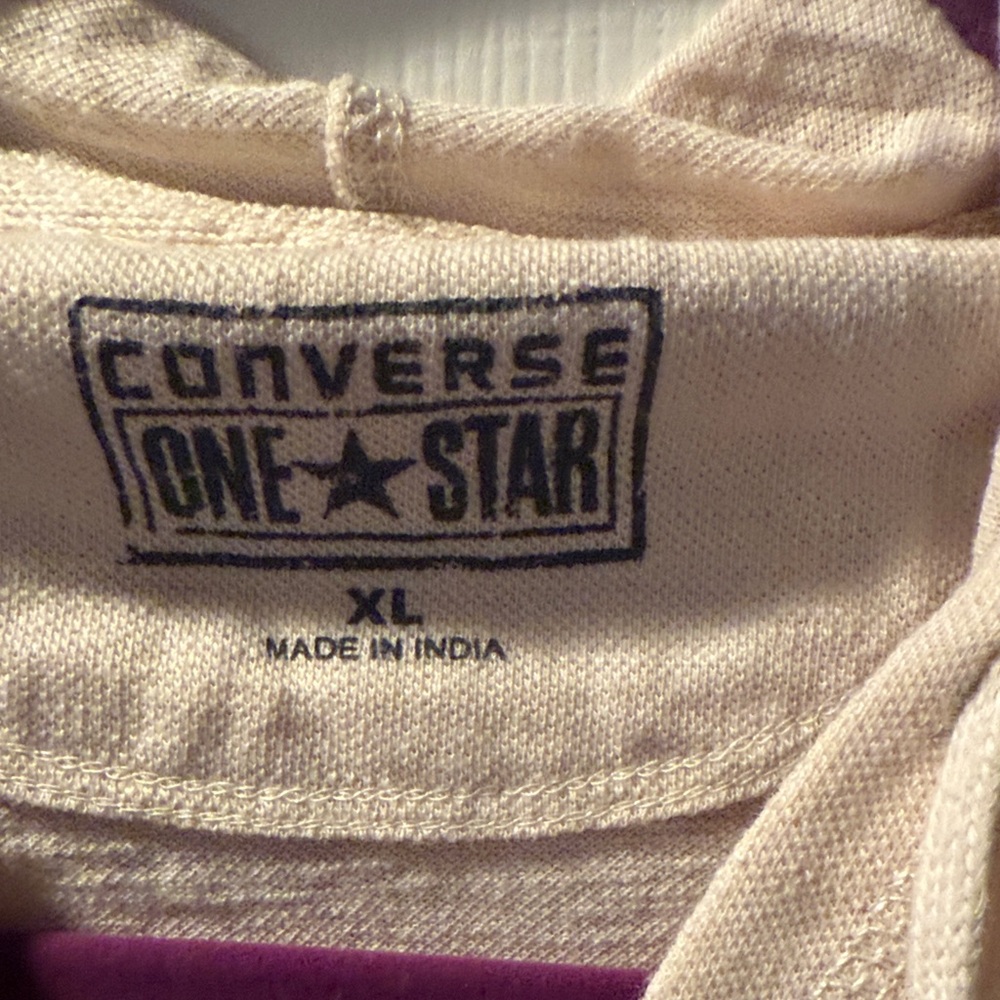 Converse One Star Cream Hoodie - Picture 2 of 4